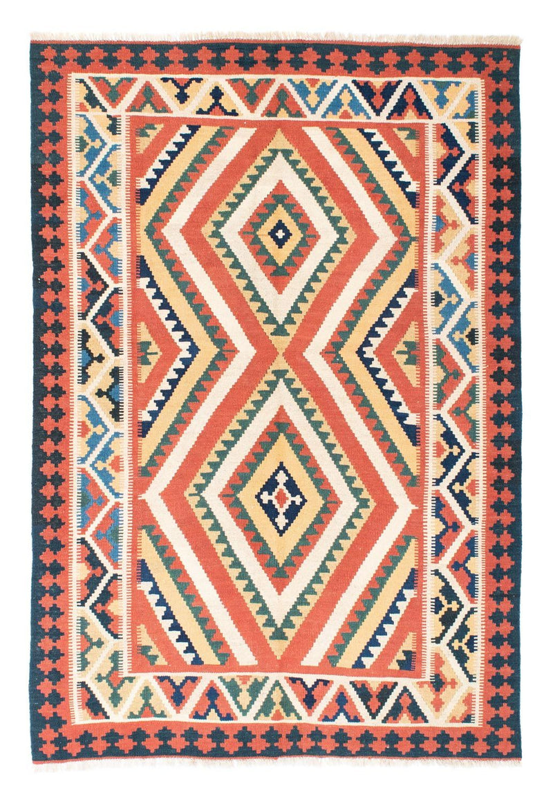 Alfombra Kelim - Oriental - 212 x 146 cm - óxido