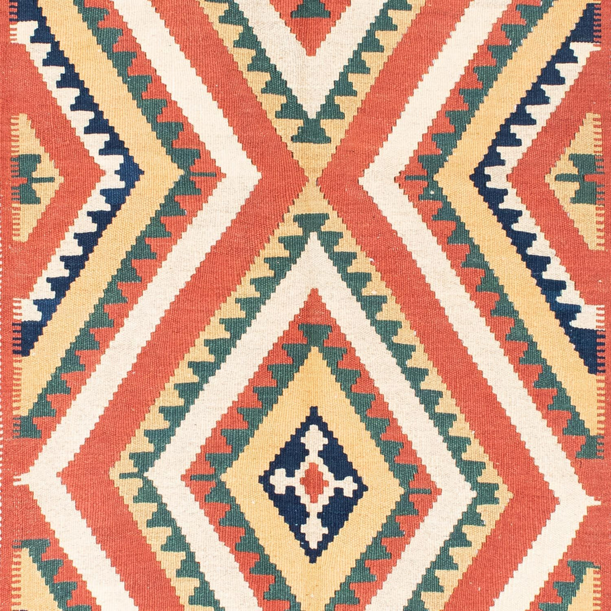 Alfombra Kelim - Oriental - 212 x 146 cm - óxido