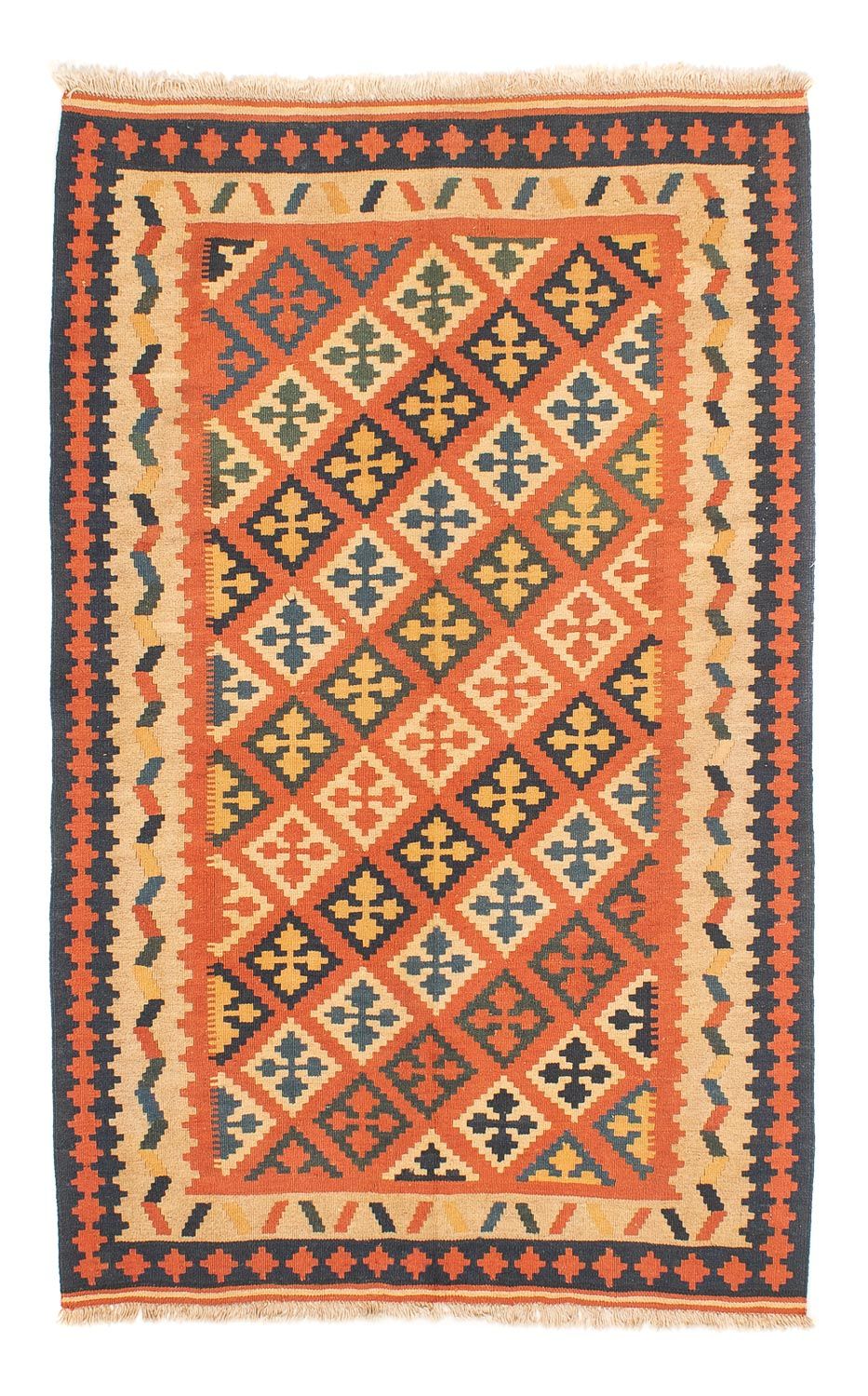 Alfombra Kelim - Oriental - 195 x 124 cm - naranja