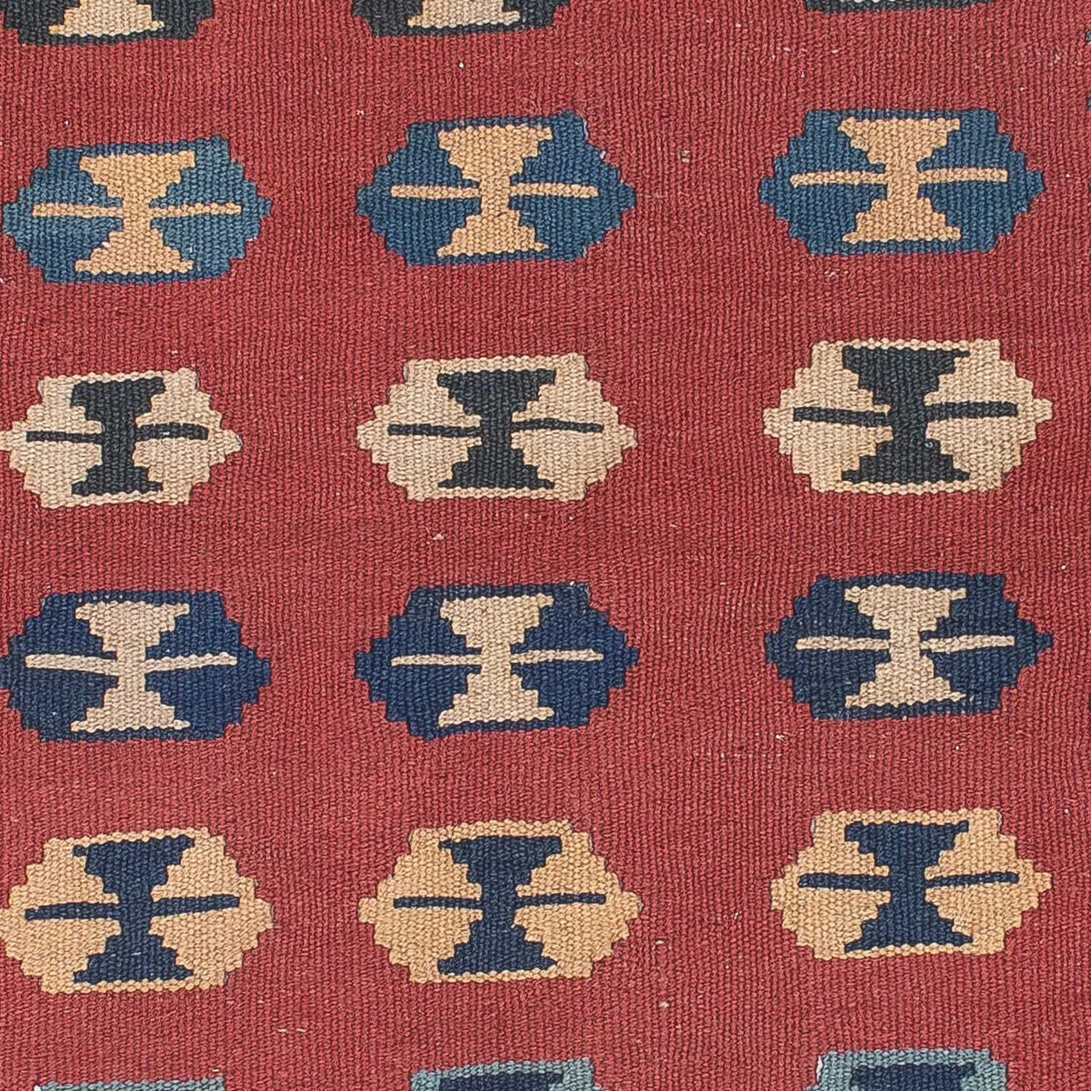 Alfombra Kelim - Oriental - 163 x 112 cm - rojo oscuro