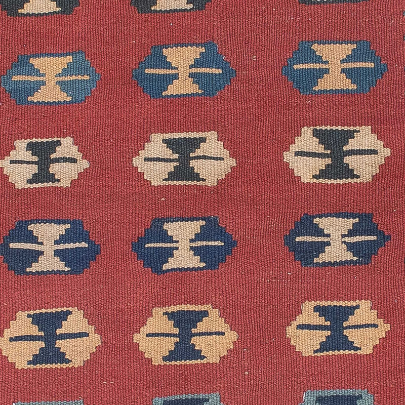 Alfombra Kelim - Oriental - 163 x 112 cm - rojo oscuro