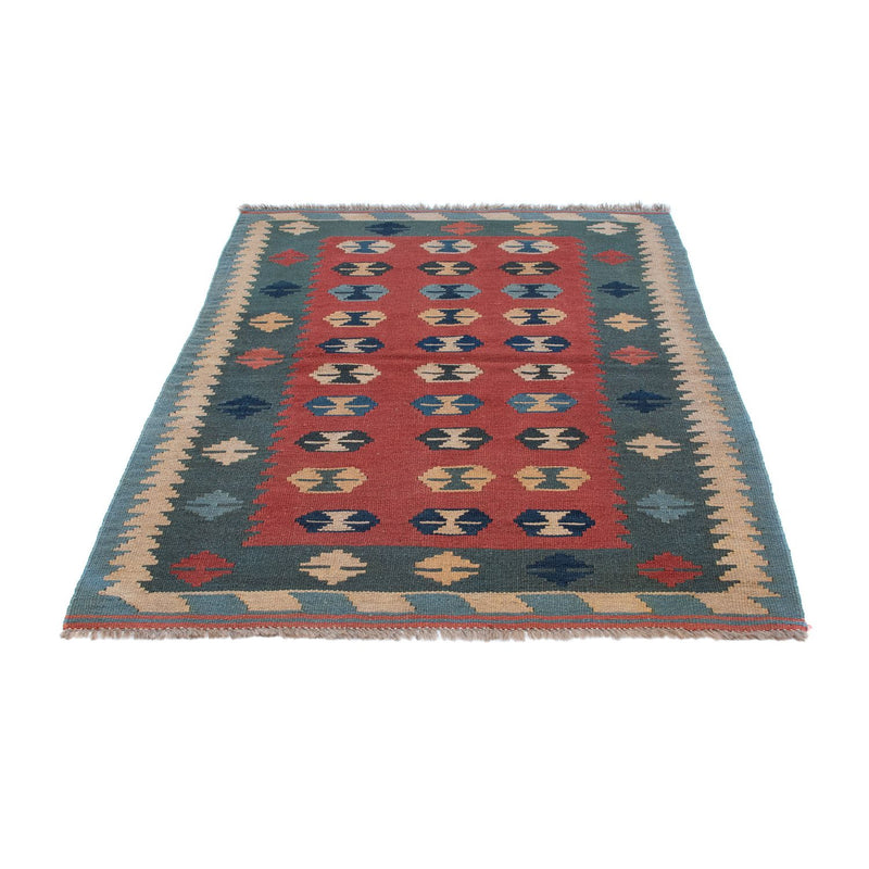 Alfombra Kelim - Oriental - 163 x 112 cm - rojo oscuro