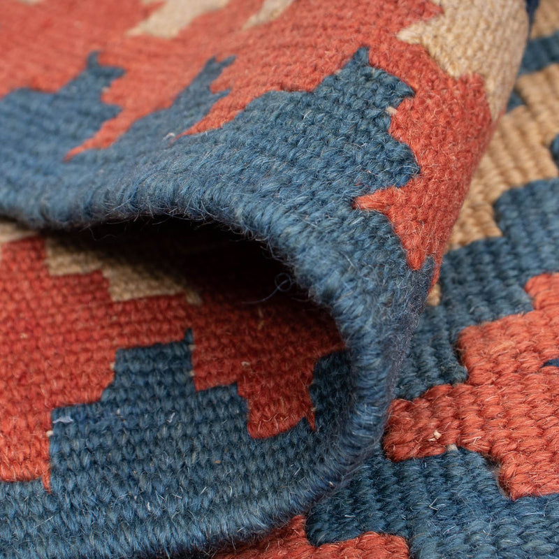 Alfombra Kelim - Oriental - 175 x 116 cm - azul