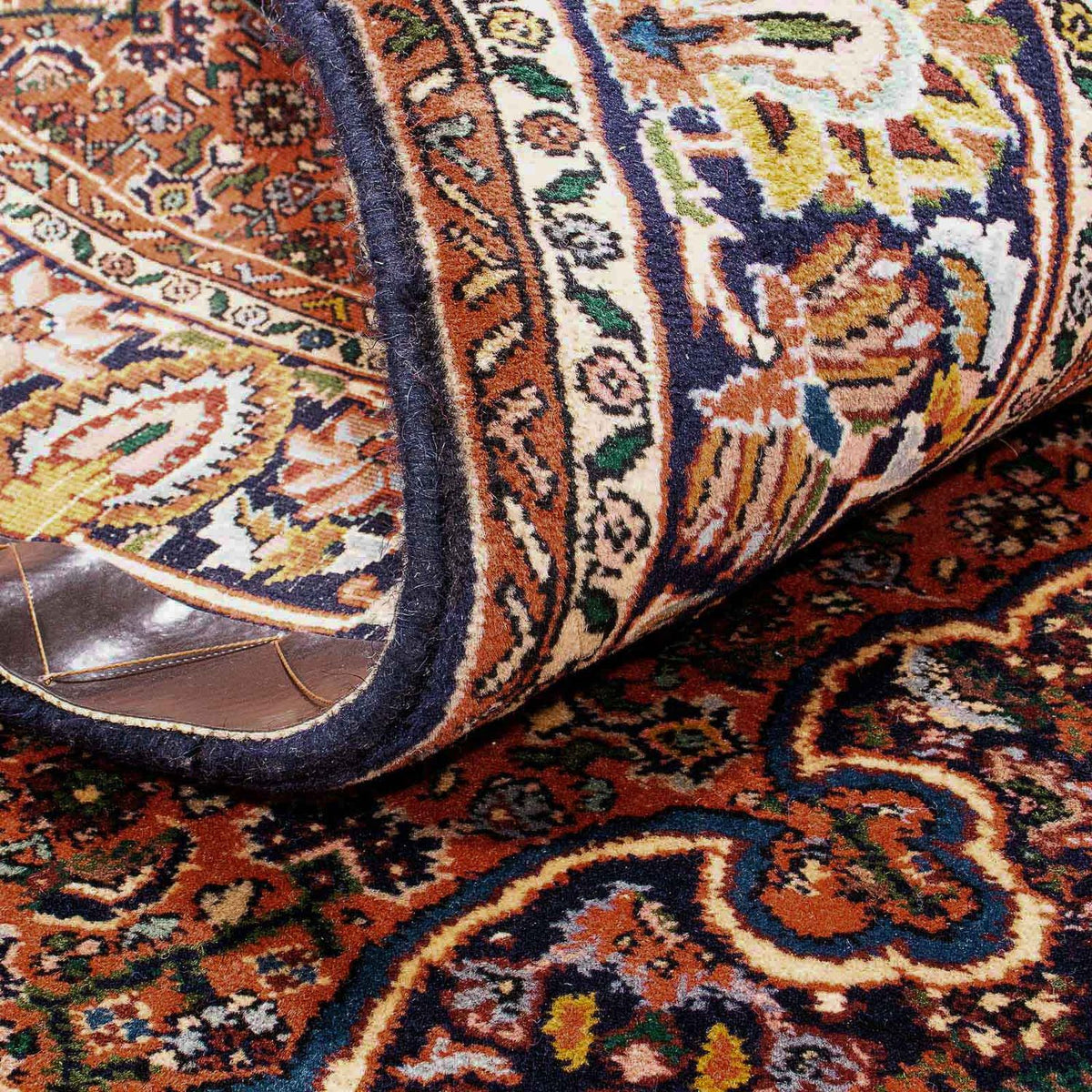 Alfombra persa - Bidjar - 178 x 108 cm - rojo claro