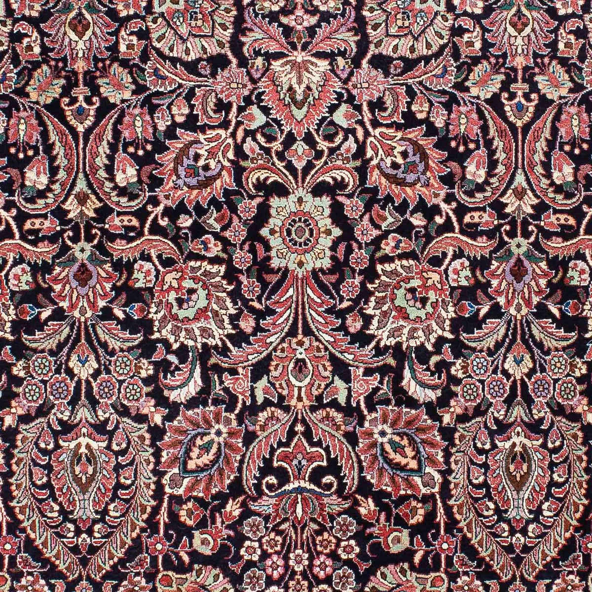 Alfombra persa - Bidjar - 209 x 130 cm - azul oscuro