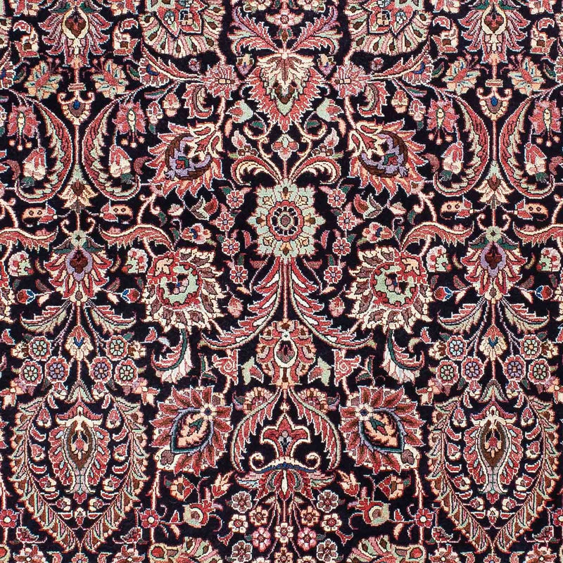 Alfombra persa - Bidjar - 209 x 130 cm - azul oscuro
