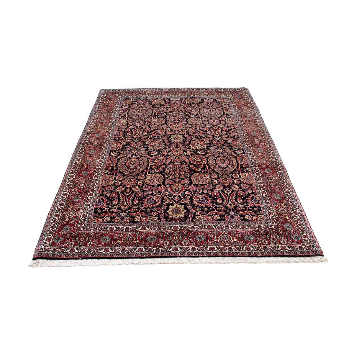 Alfombra persa - Bidjar - 209 x 130 cm - azul oscuro