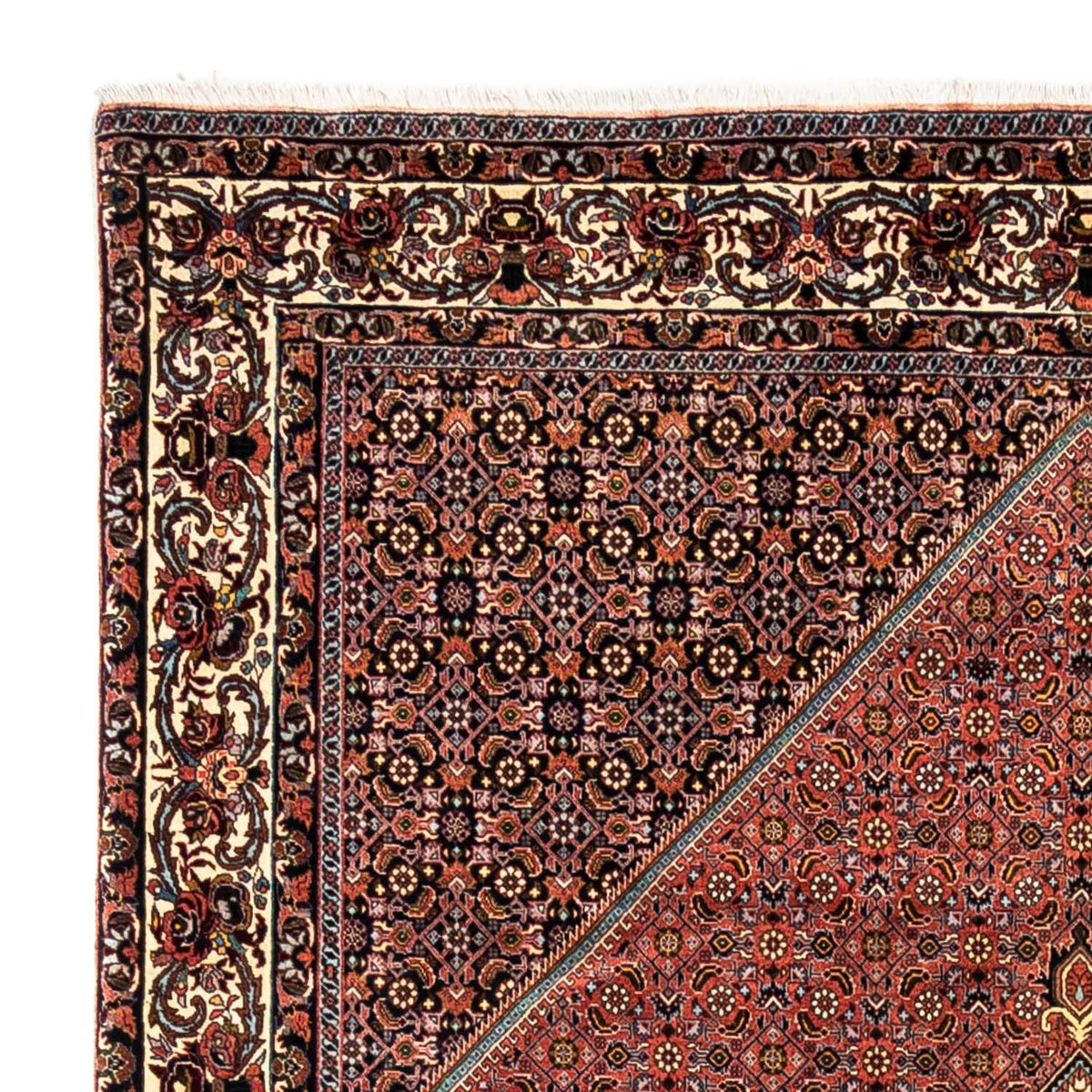 Alfombra persa - Bidjar - 291 x 200 cm - rojo