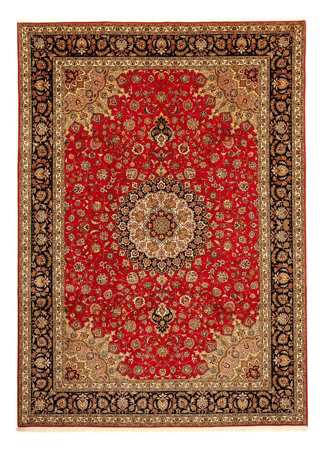 Alfombra Persa - Tabriz - Real - 351 x 253 cm - rojo