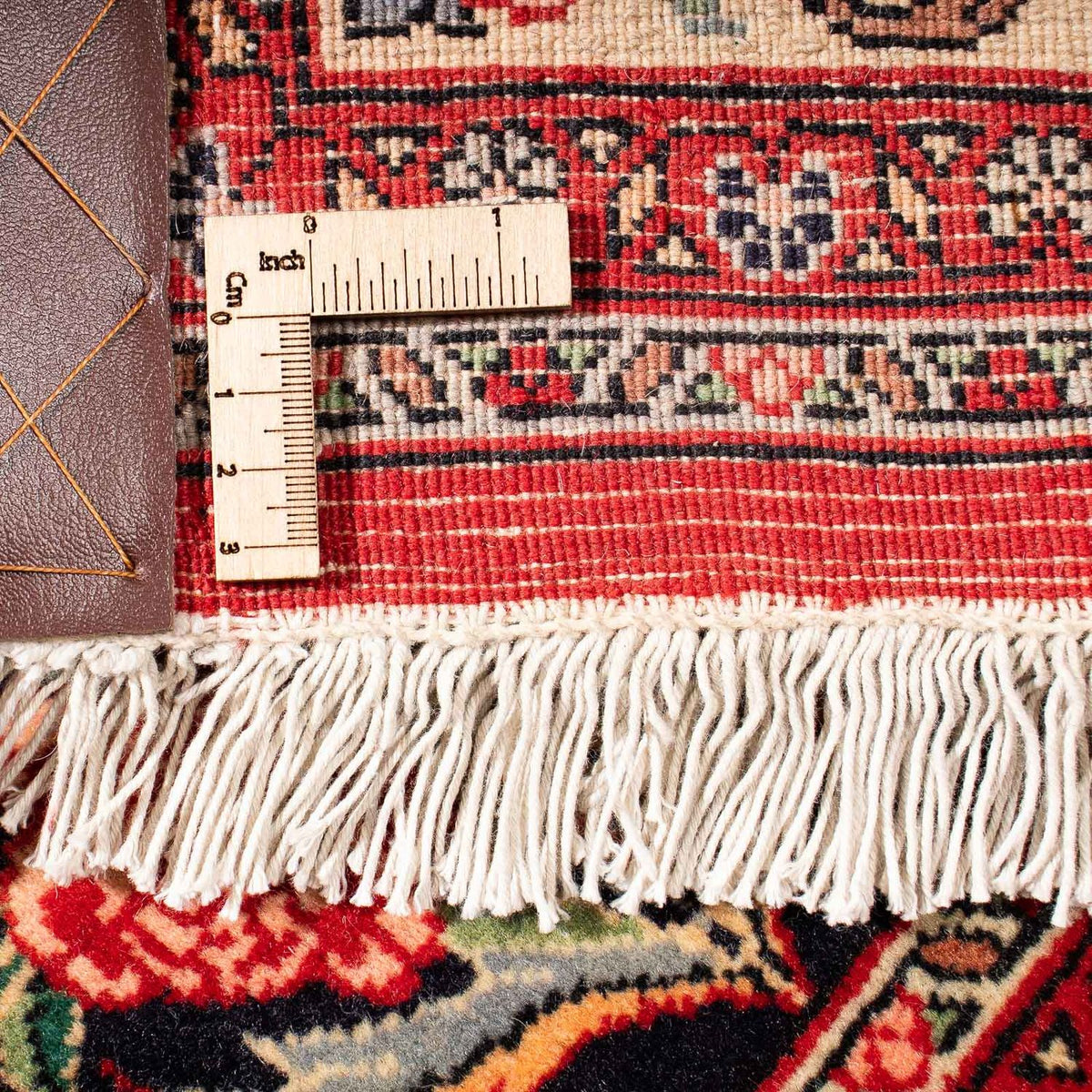 Alfombra persa - Bidjar cuadrado  - 161 x 148 cm - rojo