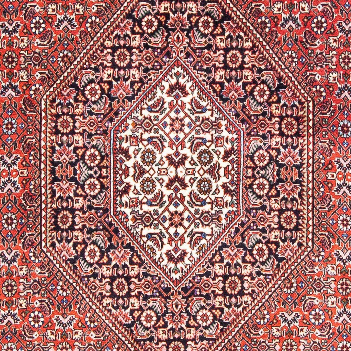 Alfombra persa - Bidjar - 180 x 108 cm - rojo