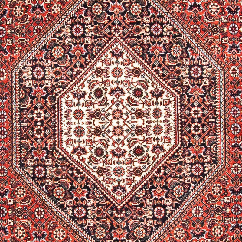 Alfombra persa - Bidjar - 182 x 110 cm - rojo