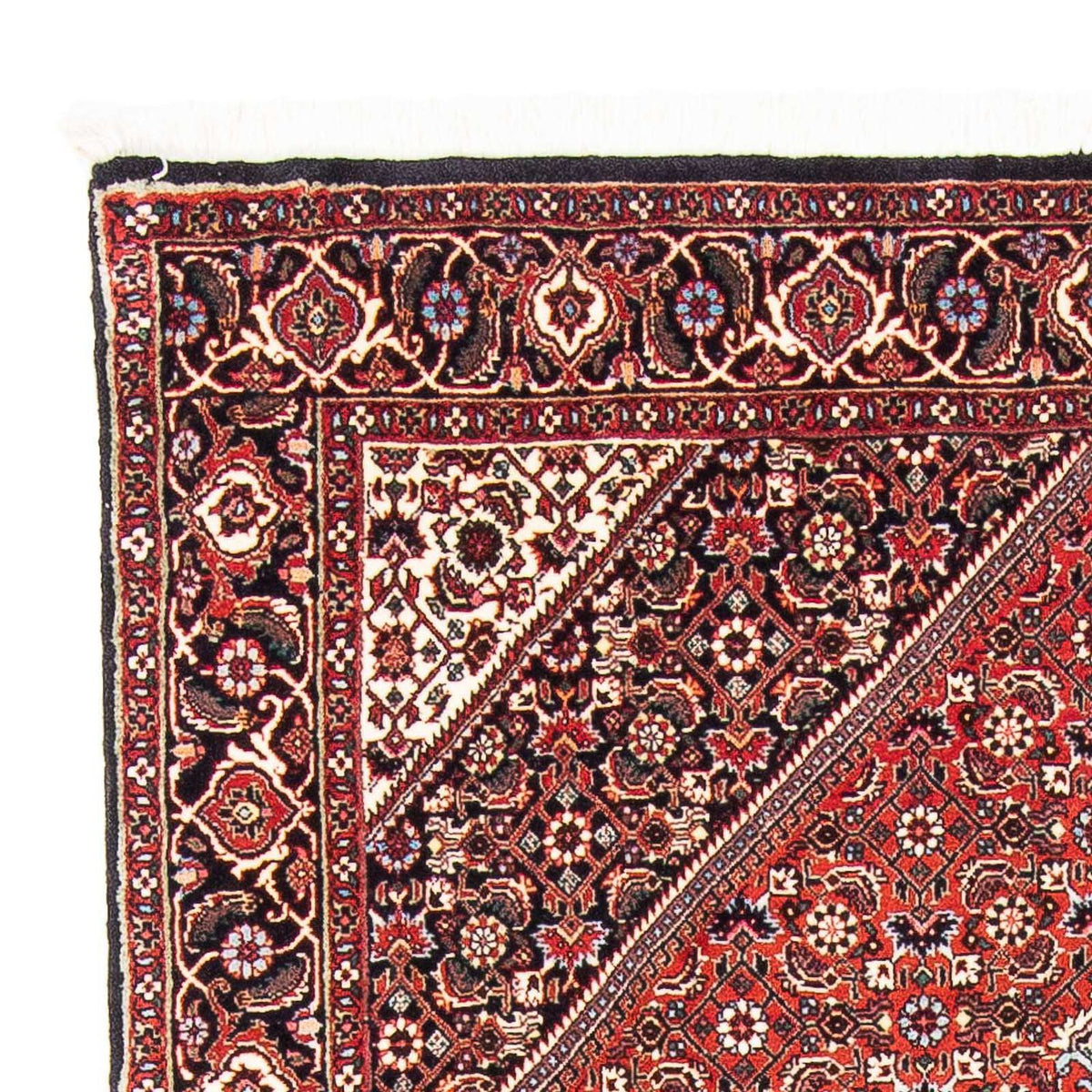 Alfombra persa - Bidjar - 182 x 110 cm - rojo