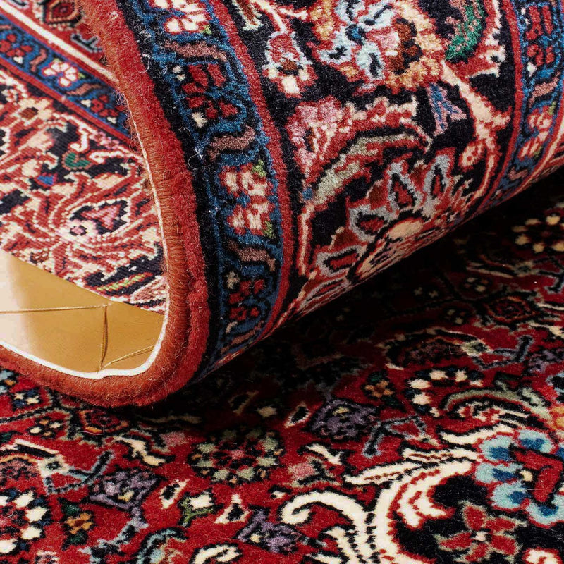 Alfombra persa - Bidjar - 181 x 111 cm - rojo