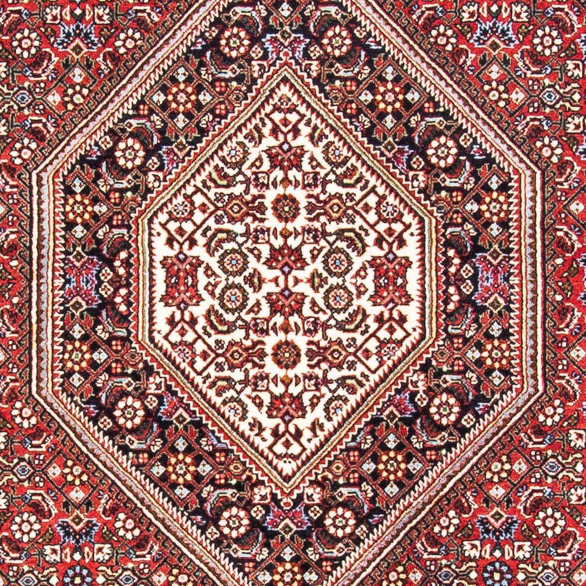 Alfombra persa - Bidjar - 179 x 110 cm - rojo