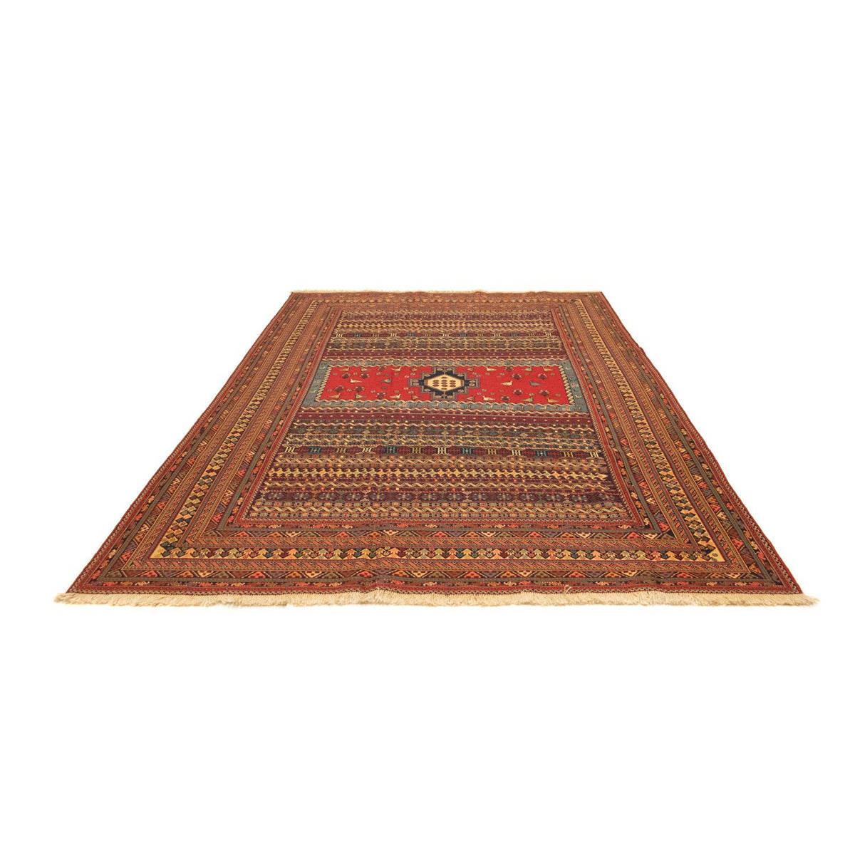 Alfombra persa - Nómada - 297 x 199 cm - multicolor