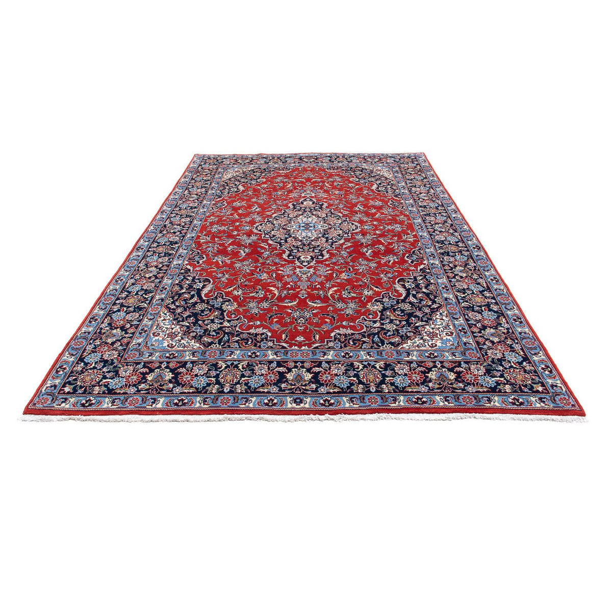 Alfombra persa - Real - 325 x 204 cm - rojo oscuro