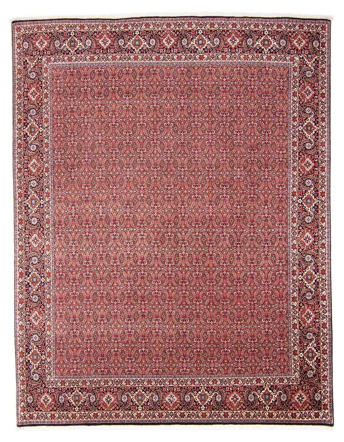 Alfombra persa - Bidjar - 307 x 248 cm - rojo claro