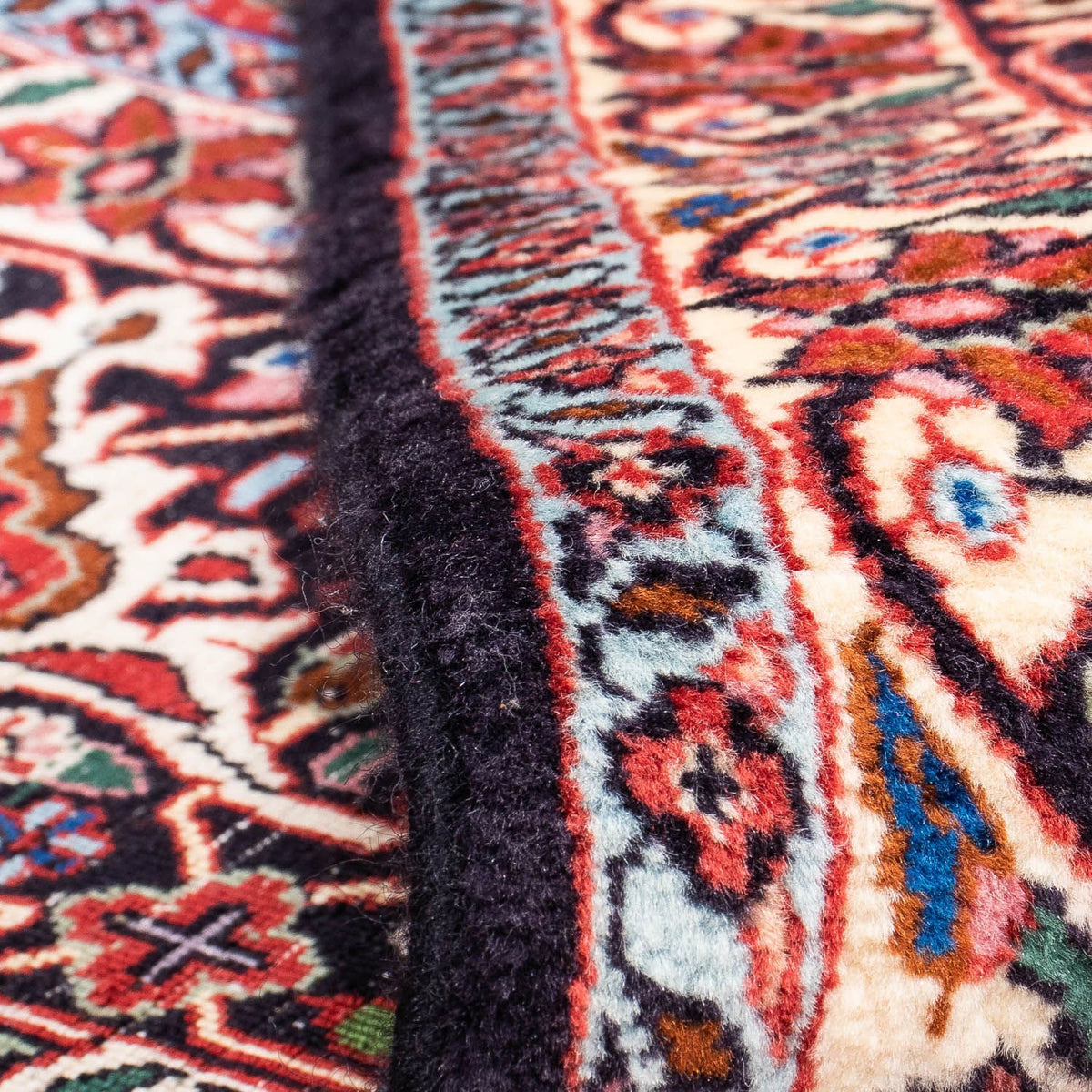 Alfombra persa - Bidjar - 307 x 248 cm - rojo claro