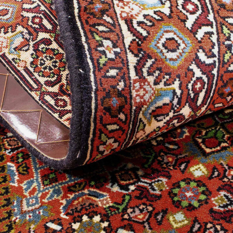 Alfombra persa - Bidjar - 158 x 103 cm - rojo claro