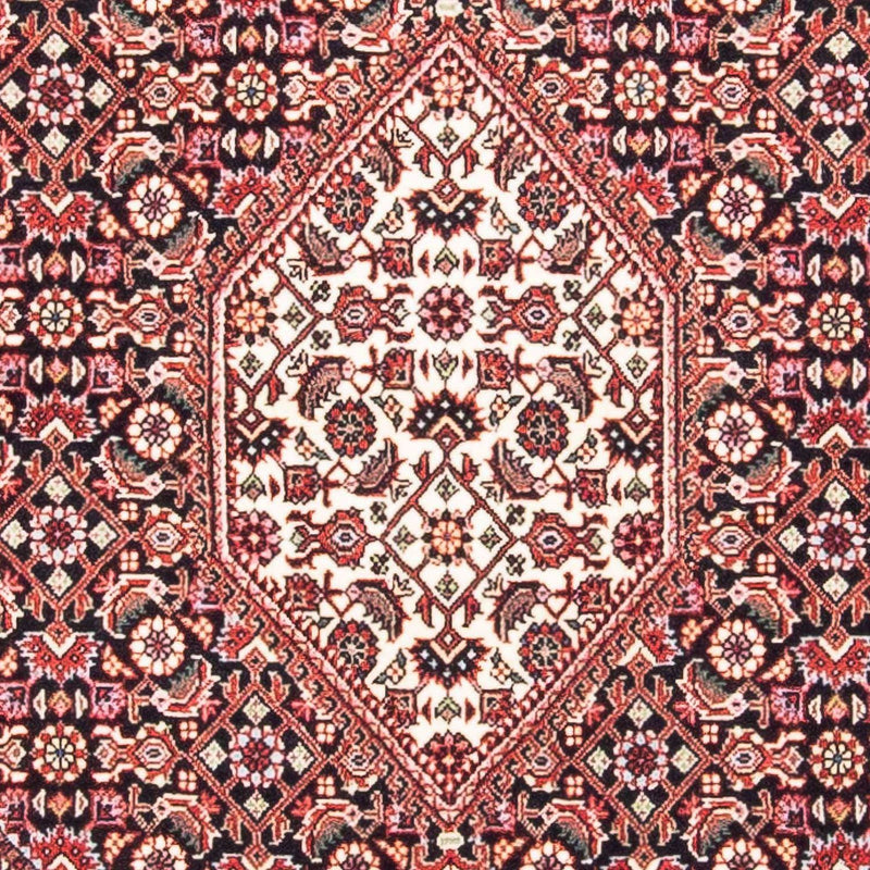 Alfombra persa - Bidjar - 130 x 83 cm - rojo
