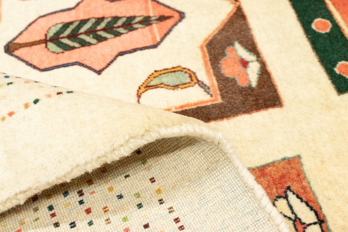 Alfombra Gabbeh - Loribaft Persa - 242 x 158 cm - beige