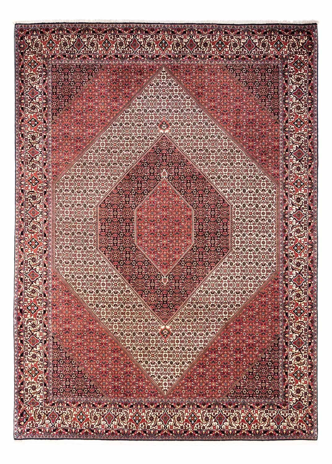 Alfombra persa - Bidjar - 349 x 252 cm - rojo