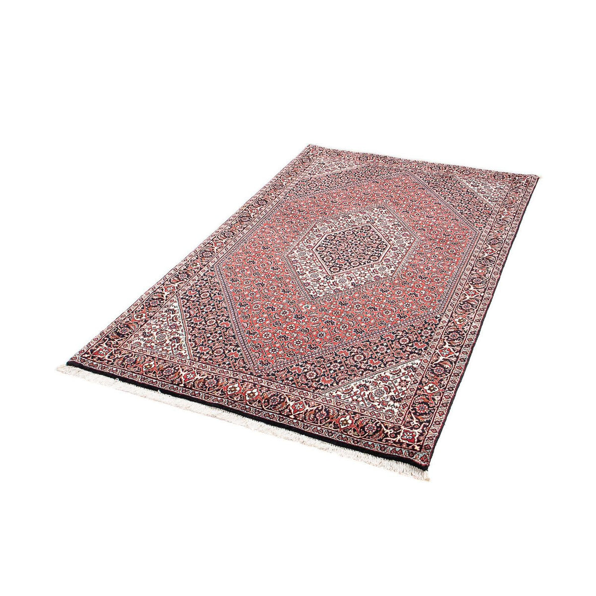 Alfombra persa - Bidjar - 176 x 112 cm - rojo