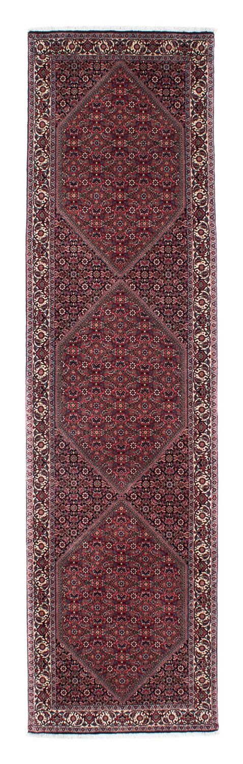 Alfombra de pasillo Alfombra persa - Bidjar - 313 x 84 cm - azul oscuro