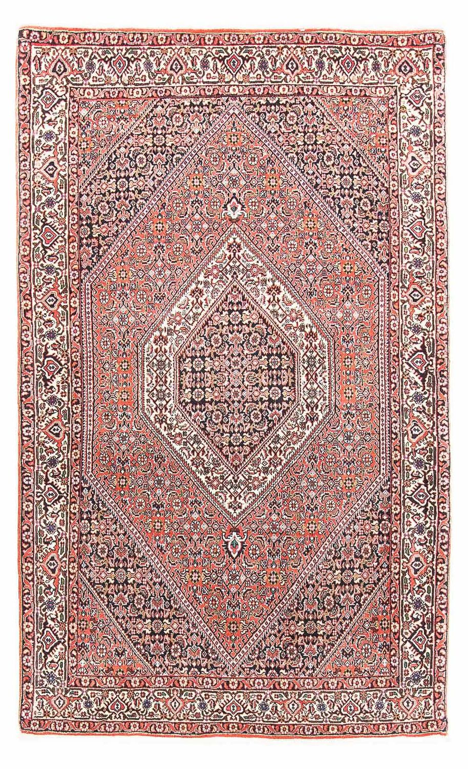 Alfombra persa - Bidjar - 178 x 110 cm - rojo claro