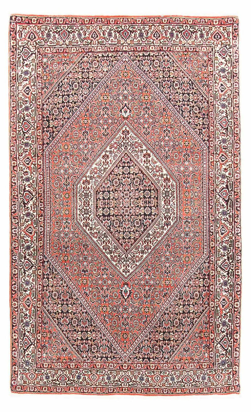 Alfombra persa - Bidjar - 178 x 110 cm - rojo claro