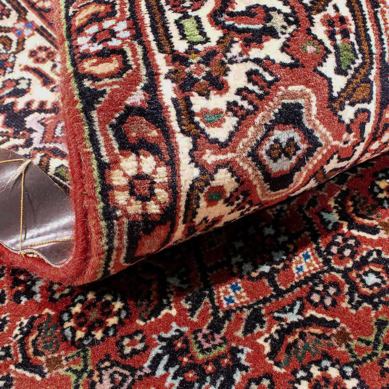 Alfombra persa - Bidjar - 178 x 110 cm - rojo claro