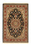 Alfombra persa - Ghom - 146 x 100 cm - negro