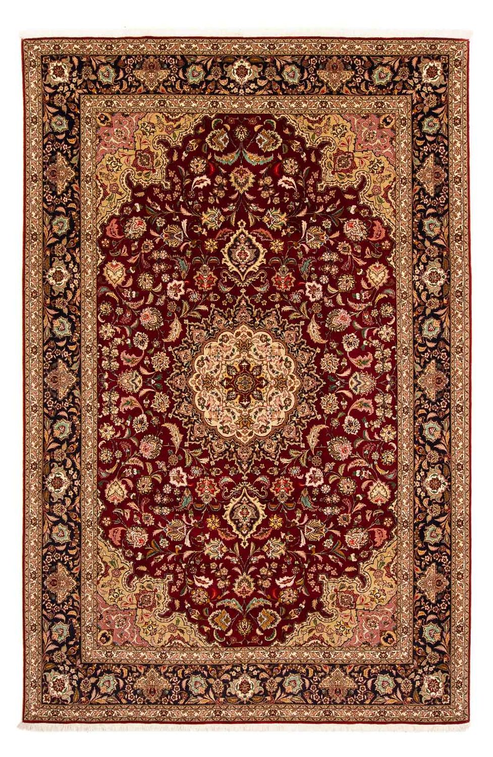 Alfombra Persa - Tabriz - Real - 310 x 202 cm - rojo oscuro