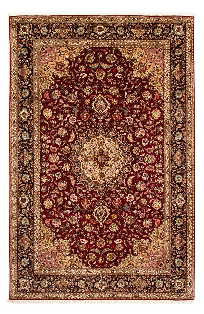 Alfombra Persa - Tabriz - Real - 310 x 202 cm - rojo oscuro