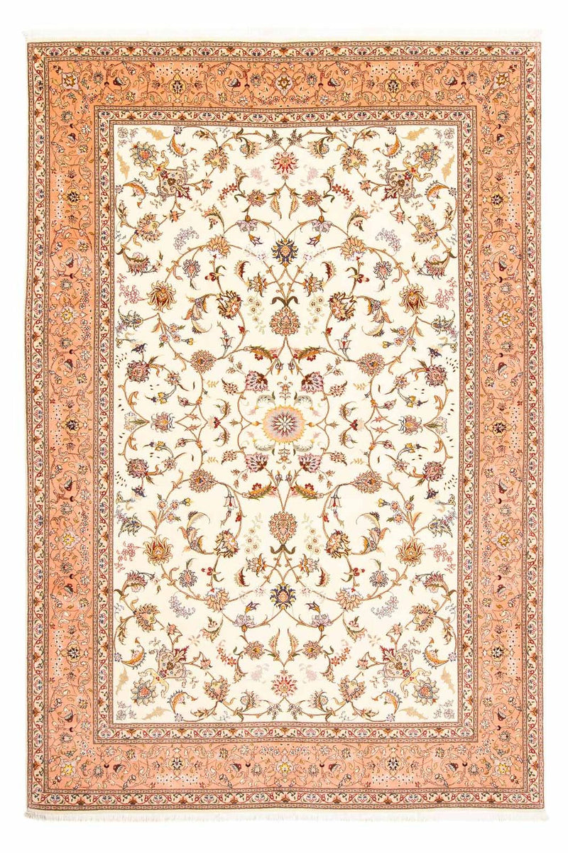 Alfombra Persa - Tabriz - Real - 302 x 203 cm - beige