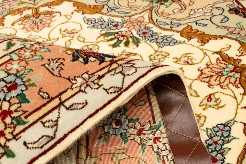 Alfombra Persa - Tabriz - Real - 152 x 100 cm - beige