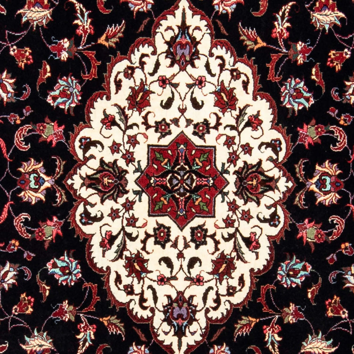 Alfombra persa - Bidjar - 242 x 133 cm - azul oscuro