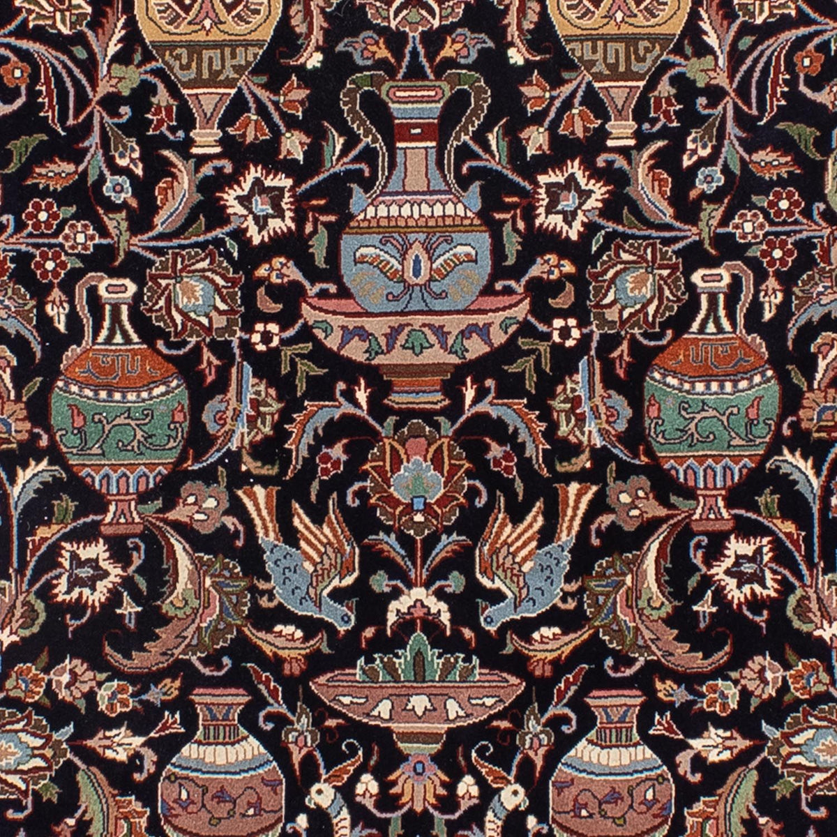 Alfombra persa - Clásica - 245 x 200 cm - negro