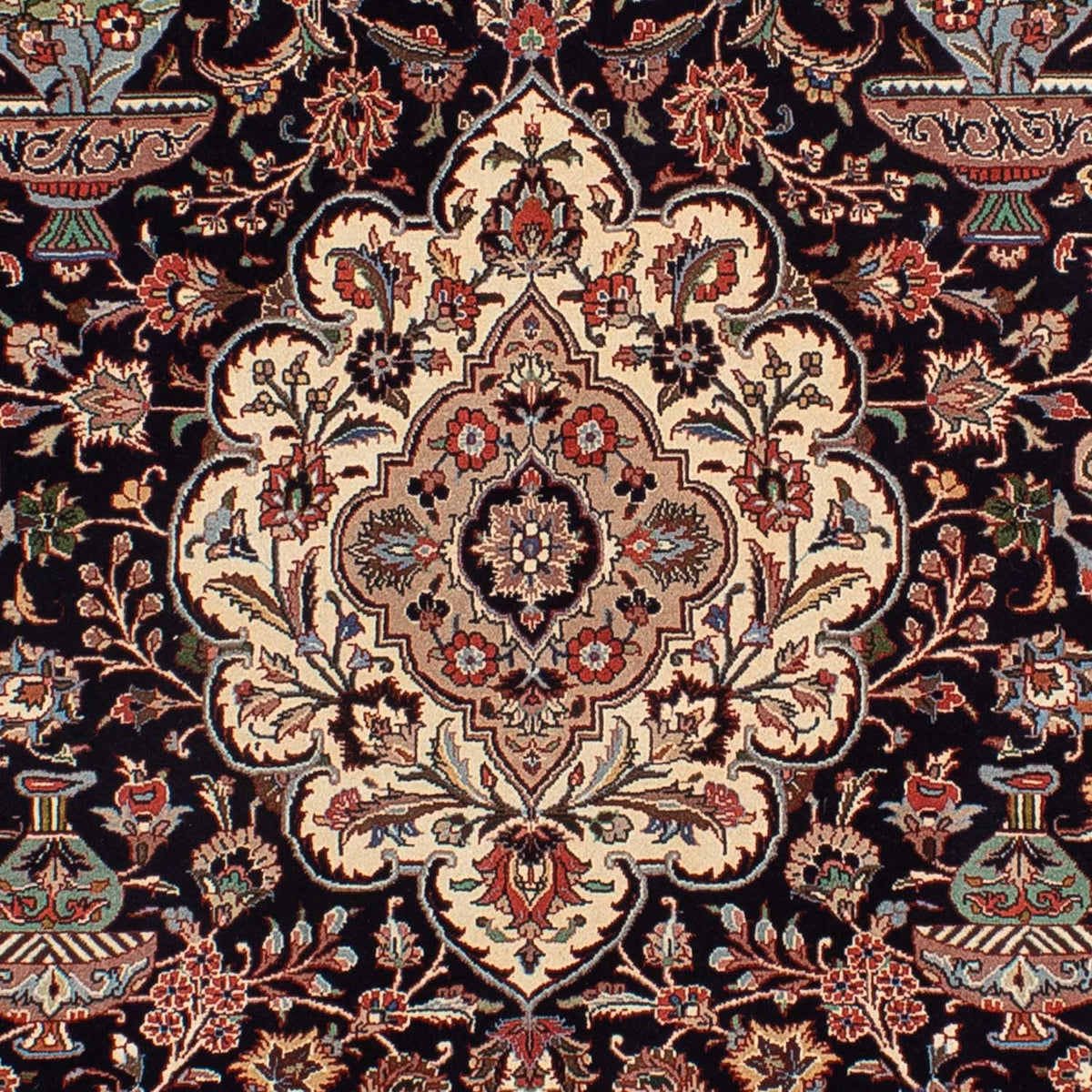 Alfombra persa - Clásica - 290 x 202 cm - negro