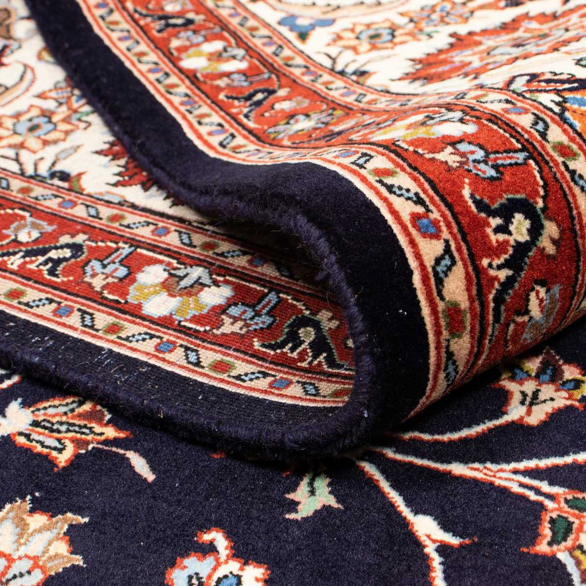 Alfombra persa - Clásica - 343 x 247 cm - azul oscuro