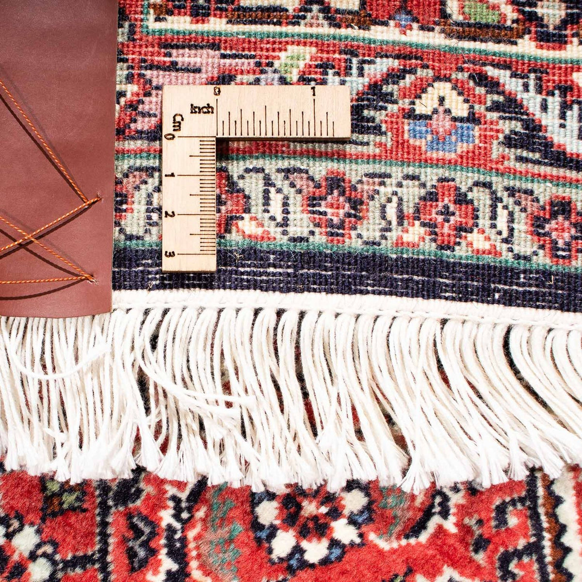 Alfombra persa - Bidjar - 251 x 170 cm - rojo claro