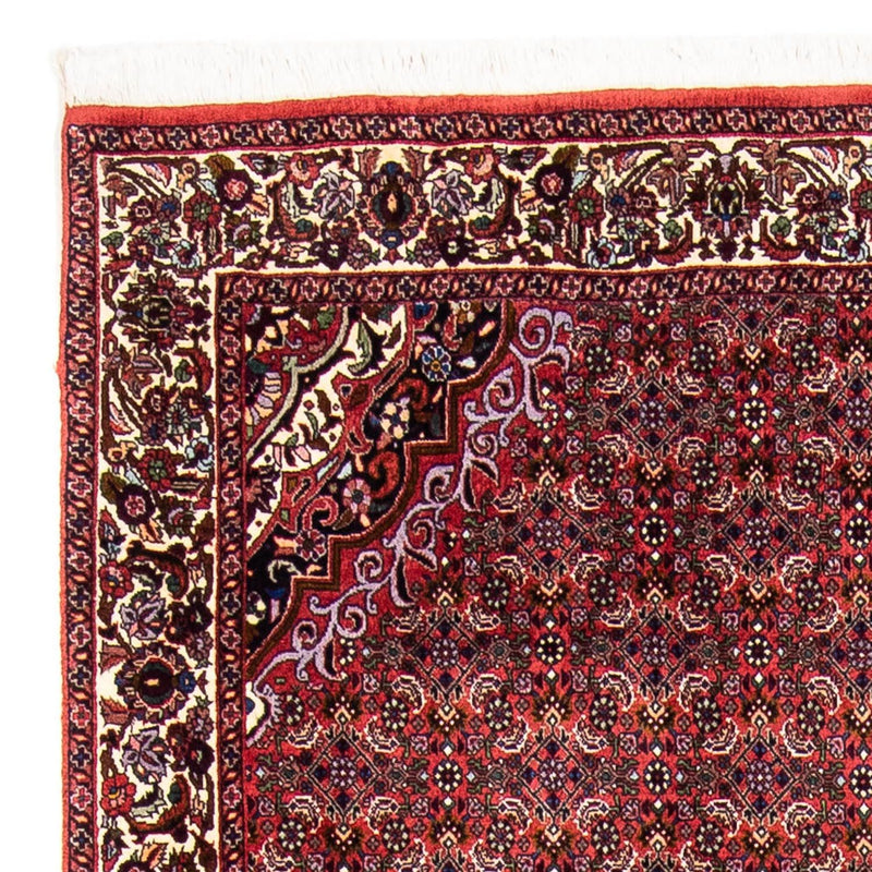 Alfombra persa - Bidjar - 241 x 172 cm - rojo oscuro