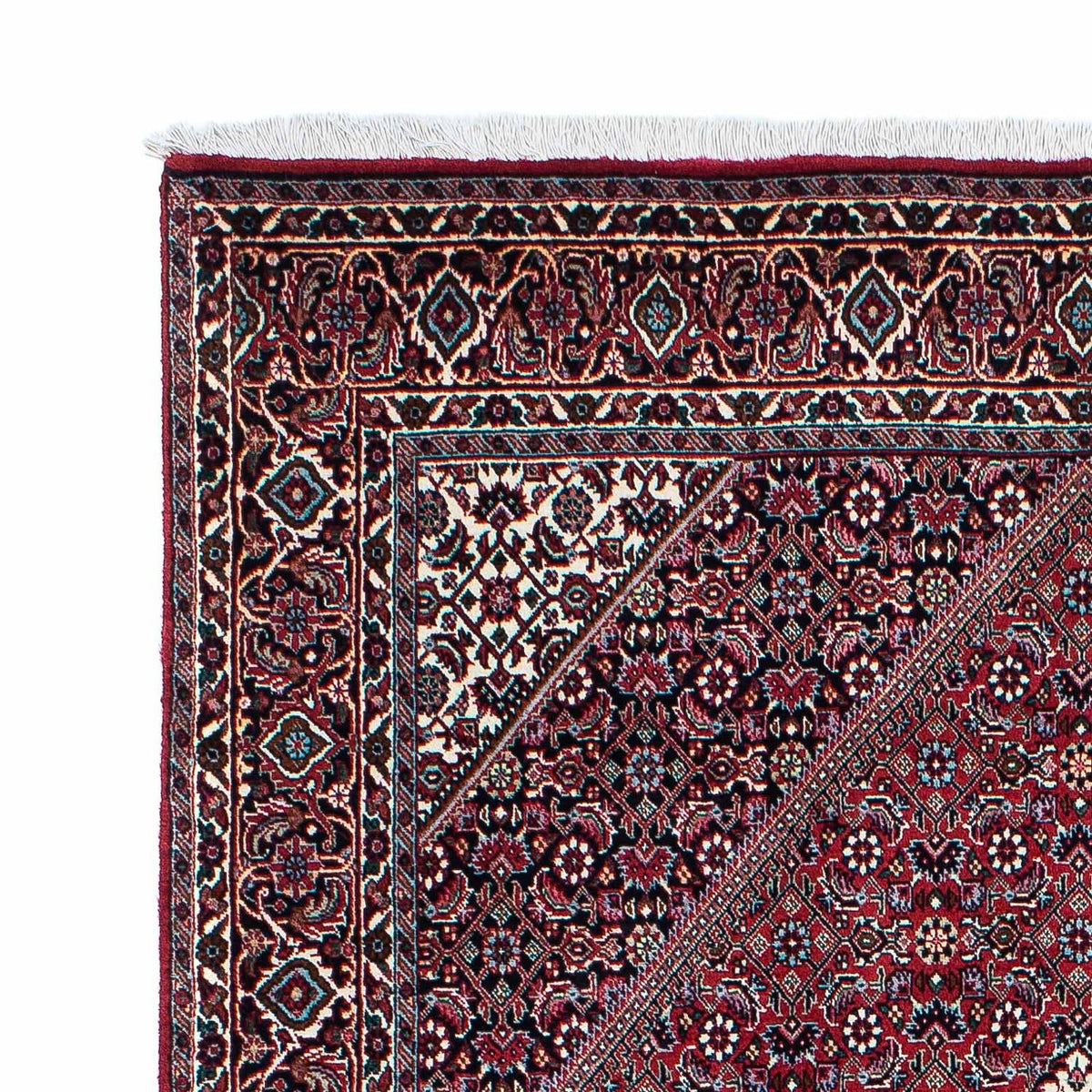 Alfombra persa - Bidjar - 228 x 132 cm - rojo claro