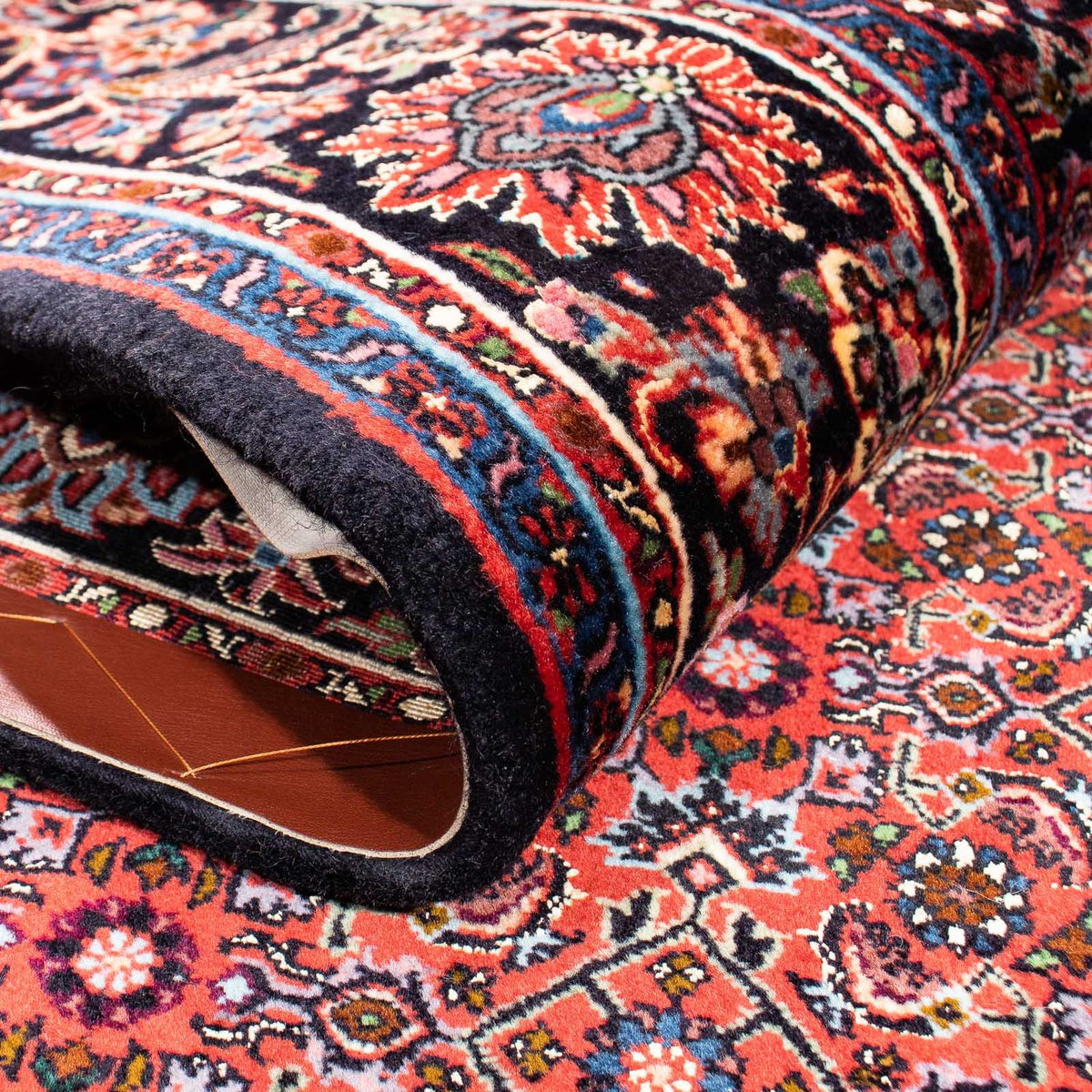 Alfombra persa - Bidjar - 230 x 168 cm - rojo claro