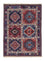 Alfombra persa - Nómada - 140 x 100 cm - rojo oscuro