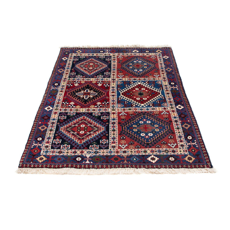 Alfombra persa - Nómada - 140 x 100 cm - rojo oscuro
