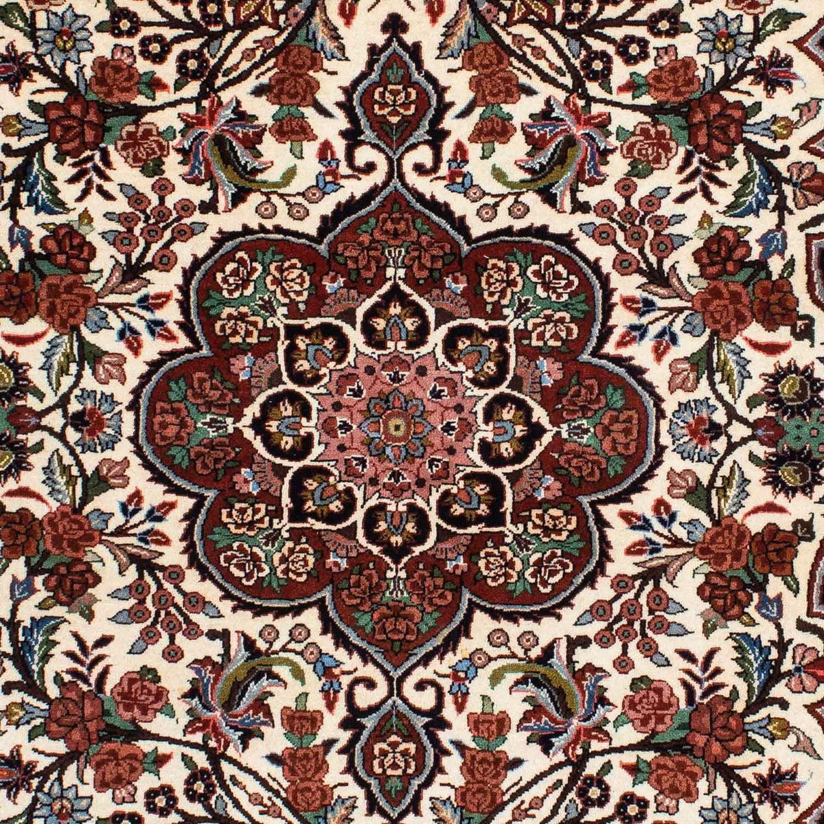 Alfombra persa - Bidjar - 208 x 137 cm - beige