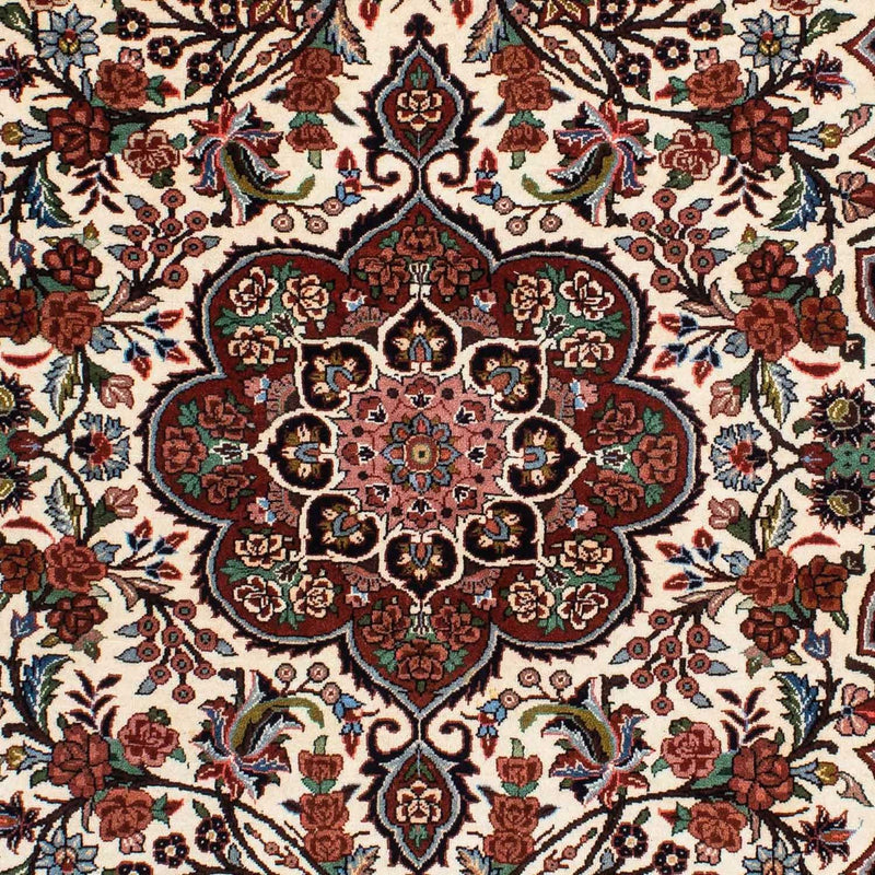 Alfombra persa - Bidjar - 208 x 137 cm - beige