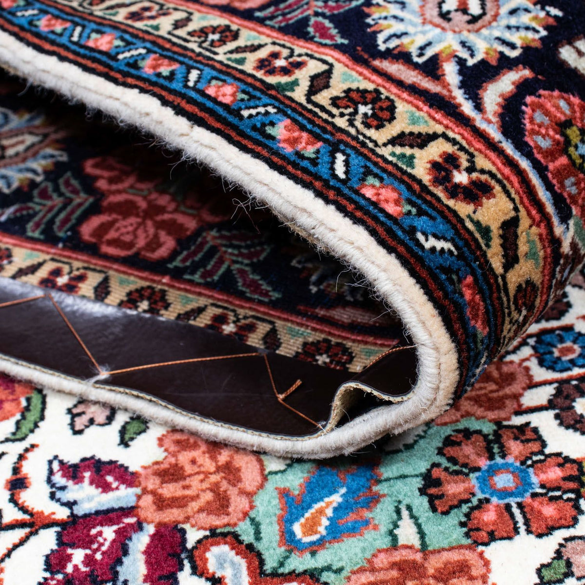 Alfombra persa - Bidjar - 208 x 137 cm - beige